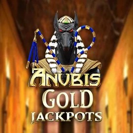 Anubis Gold Jackpots online game logo by Inspired Gaming on 50centcasino.pl