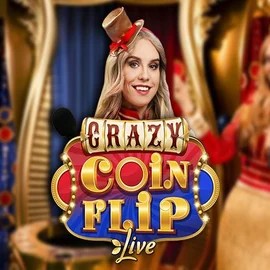 Crazy Coin Flip logo by Evolution at 50 Cent CasinoCrazy Coin Flip