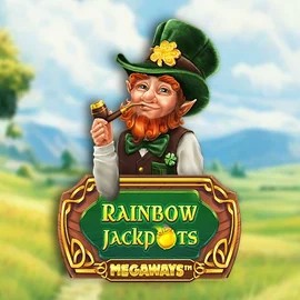 Rainbow Jackpots Megaways game by Red Tiger Gaming – logo hosted on 50 Cent Casino