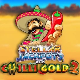 Stellar Jackpots with Chilli Gold x2 slot logo by Lightning Box Game at 50 Cent Casino