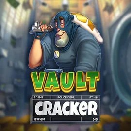 Vault Cracker slot logo by Red Tiger Gaming at 50 Cent Casino